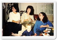  20th - Lucile Jaesson, Joan Heller, Susan Schwartz, (the little one is Susan's son Damon) photo Judy Kurzer